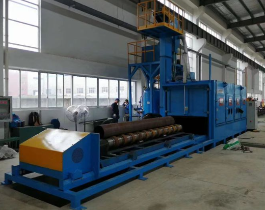 巫溪喷砂机在管道除锈中的现场施工应用