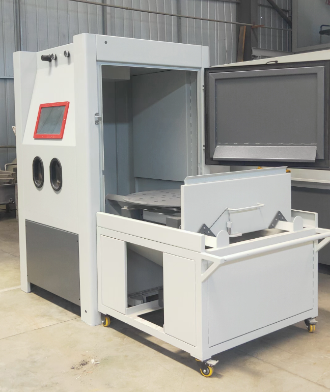 巫溪箱式喷砂机 适合小工件批量处理