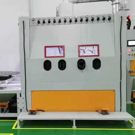 巫溪高效生产，从箱体手动喷砂机开始，提升零部件质量